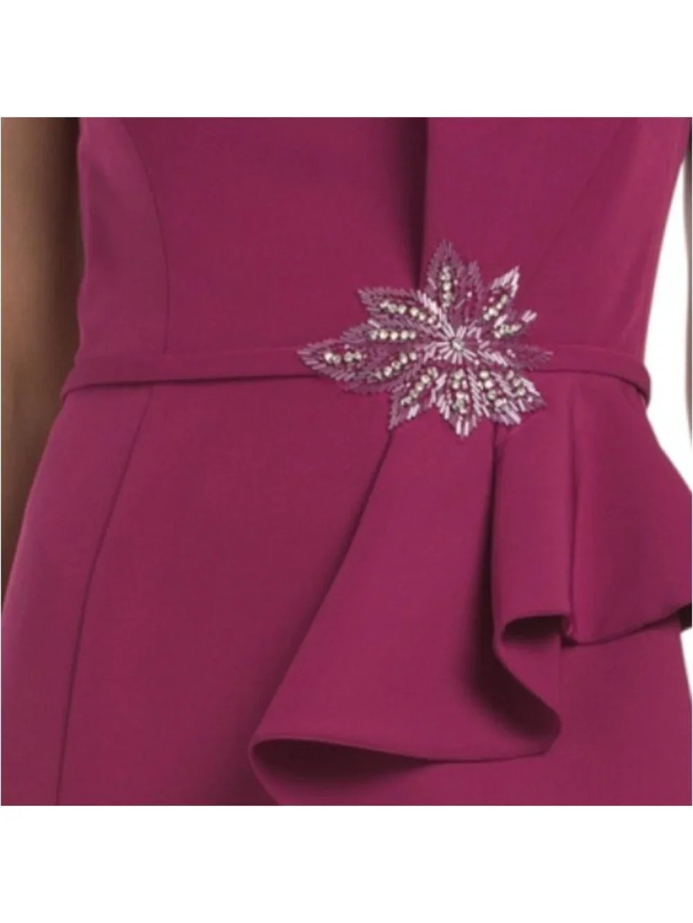 RENE BY RENE RUIZ Strapless Cascading Ruffle Embellished Gown - Picture 4 of 5